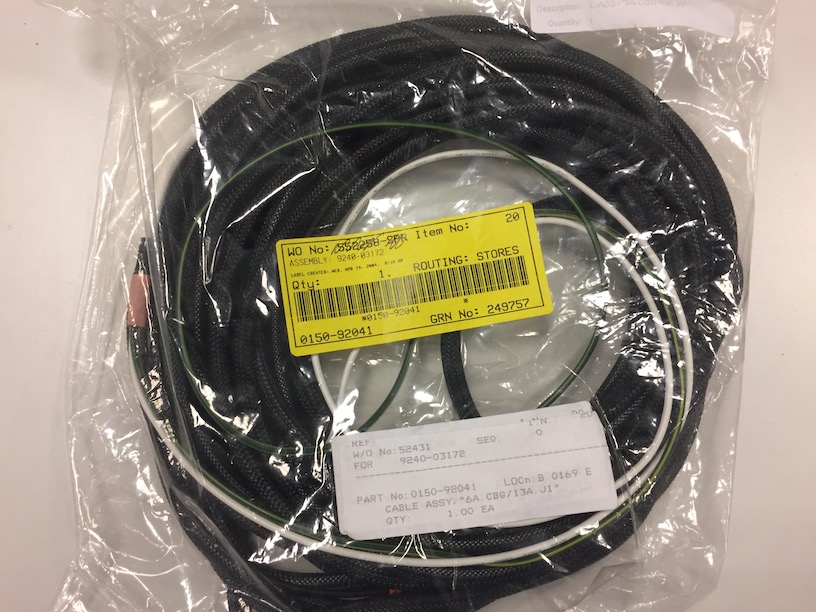 CABLE ASSY, "6A.CBG/13A.J1"