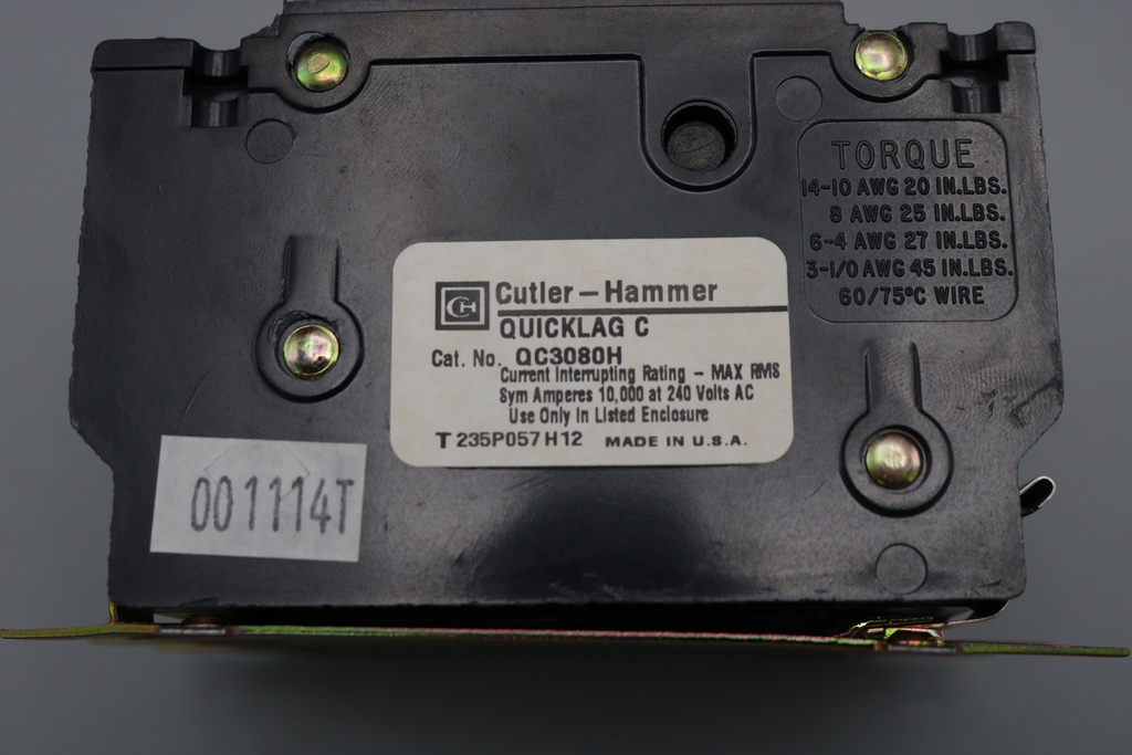 Eaton-Cutler Hammer QC3080H Circuit Breaker