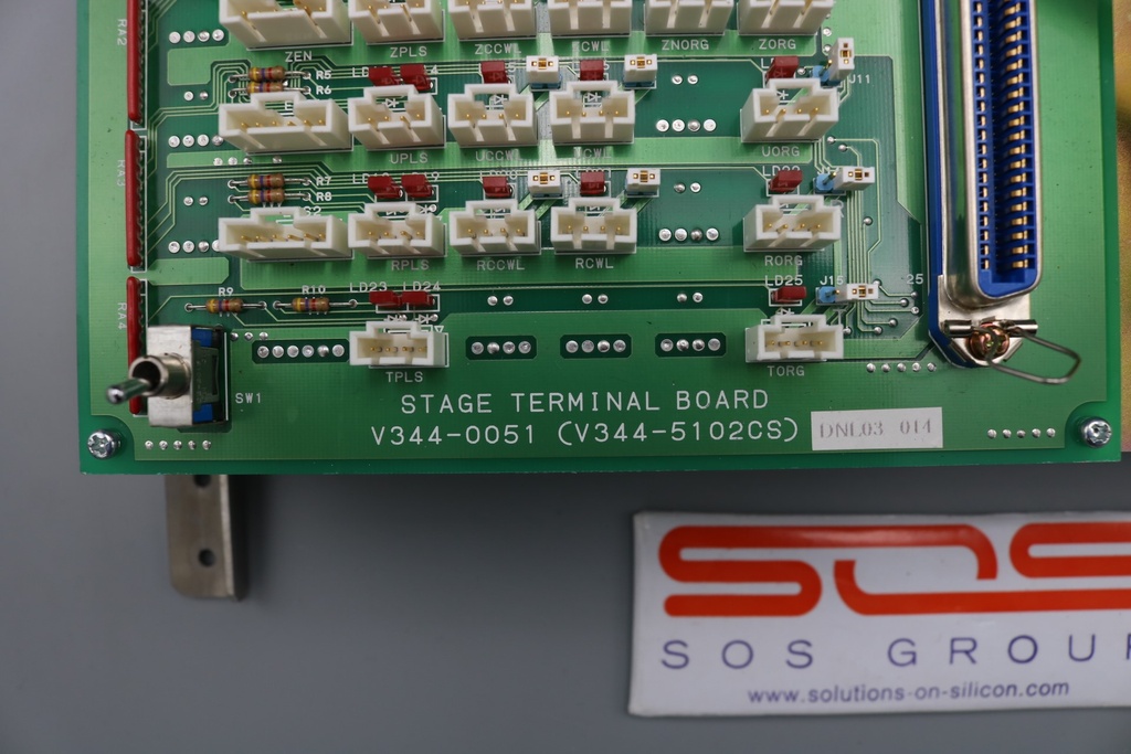 Rigaku Stage Terminal Board V344-0051 (V344-5102CS) Assy