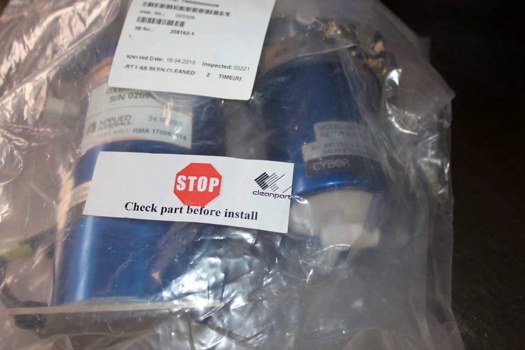 CYBOR PUMP SPECIAL WITH FILTER COMPLETE 200MM LITHO (CLEANED), MODEL 02020 AND 00511-01