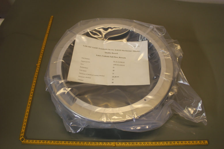 LINER, CATHODE REWORK, NO. AMP-051-EX018, DL 41.33.0286.40