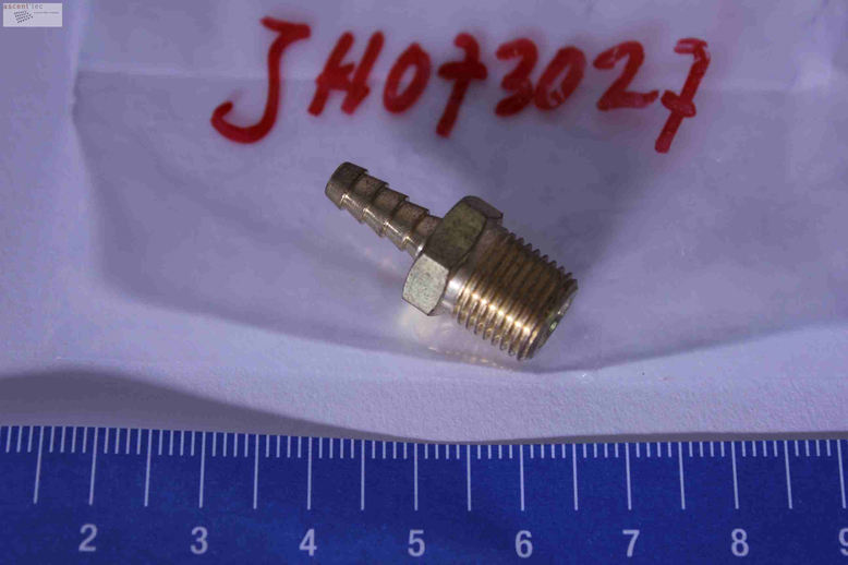 Hose Barb 1/8Tx1/8MT Brass, Lot of 7