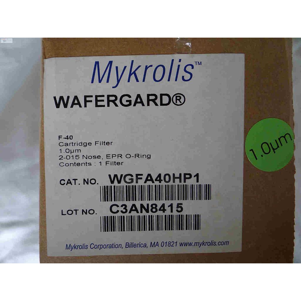 WAFERGARD F-40 CATRIDGE FILTER, 1.0μm, 2-015 NOSE, EPR O-RING