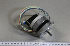 Stepping Motor with 2001035 / AB2-RST-DC_SCHR-INKR, HEDS-5500 A14 Encoder
