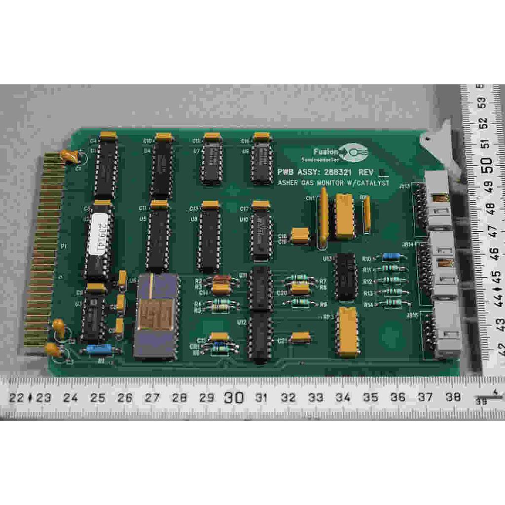AXCELIS PWB ASSY 288321 PCB ASHER GAS MONITOR, REV B