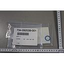 AS116, O-RING FLUOR SILICON 3/4 x 3/32", .737 ID x .103 CS, LOT OF 36