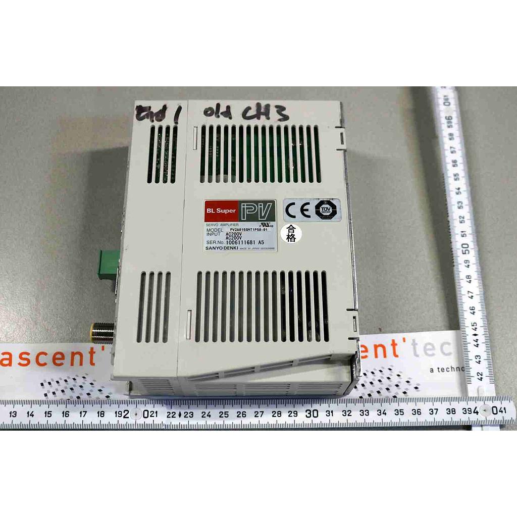 SANYO DENKI PV2A015SMT1P50-01, SERVO AMPLIFIER DRIVER, REV:2.02
