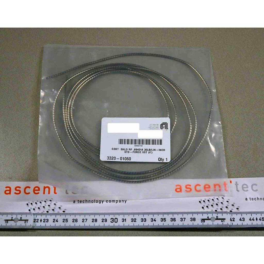 GSKT SHLD RF .094DIA 30LB/LIN-INCH STD-FORCE SST (4')