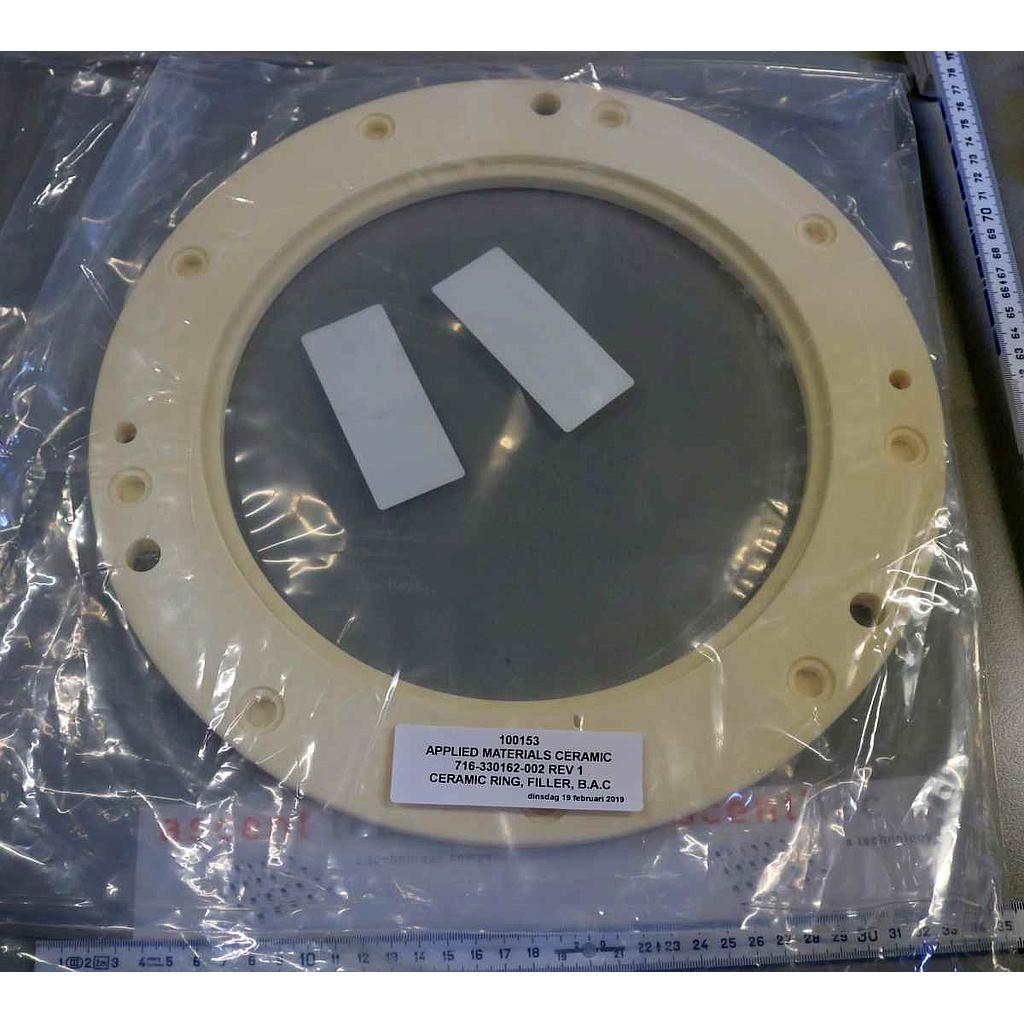 LAM 716-330162-002 CERAMIC RING, FILLER, BAC, REV.1