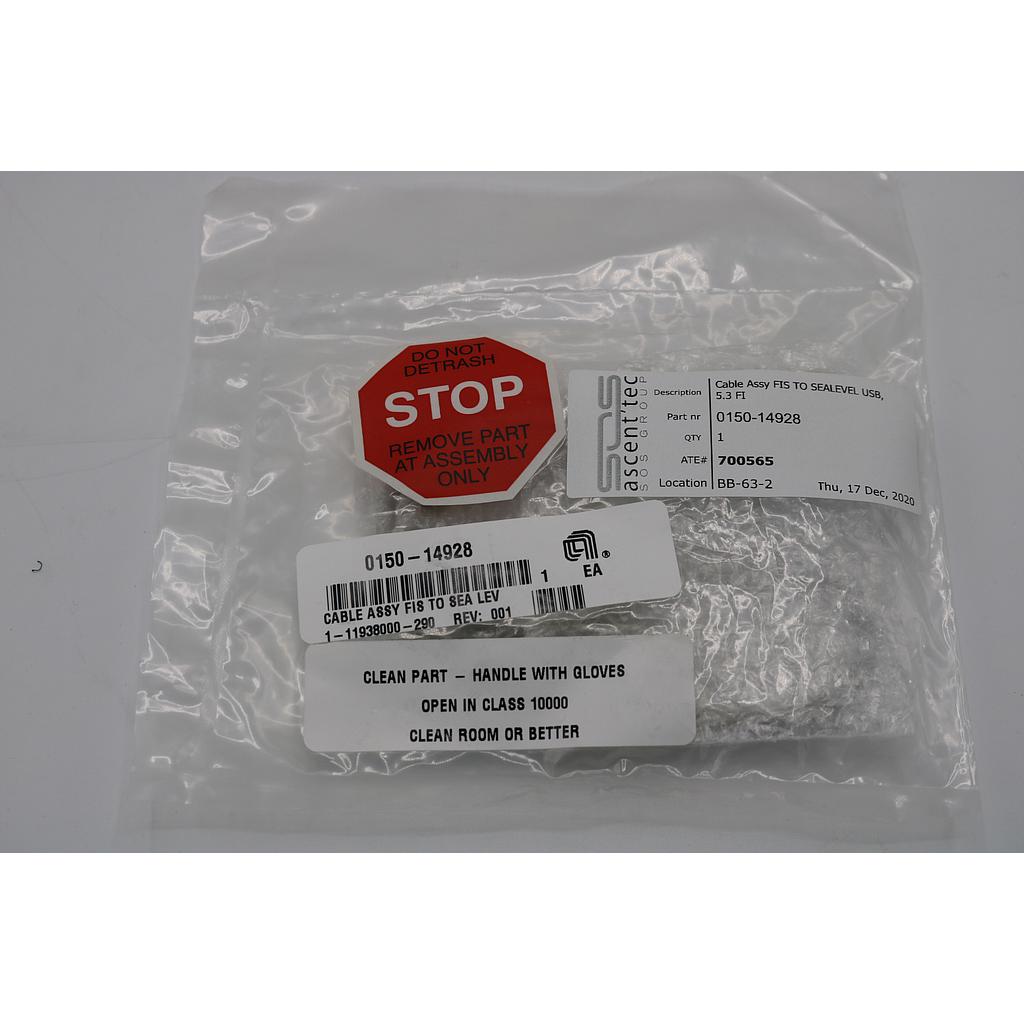 Cable Assy FIS to SEALEVEL USB, 5.3 FI