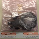 Assy,Htd Pdl,Plsh&Pltd,Hdwr,6", Rev.B