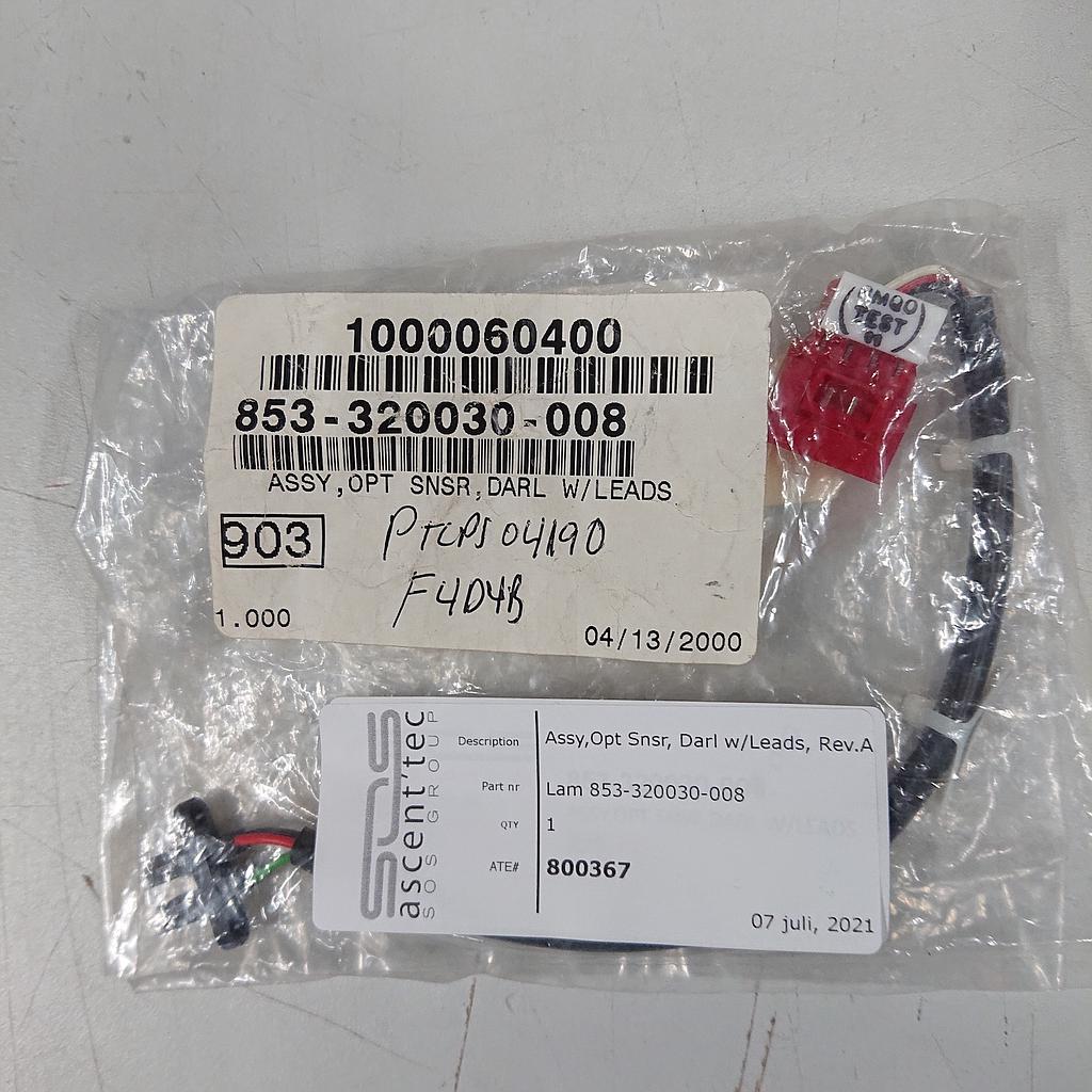 Assy,Opt Snsr, Darl w/Leads, Rev.A