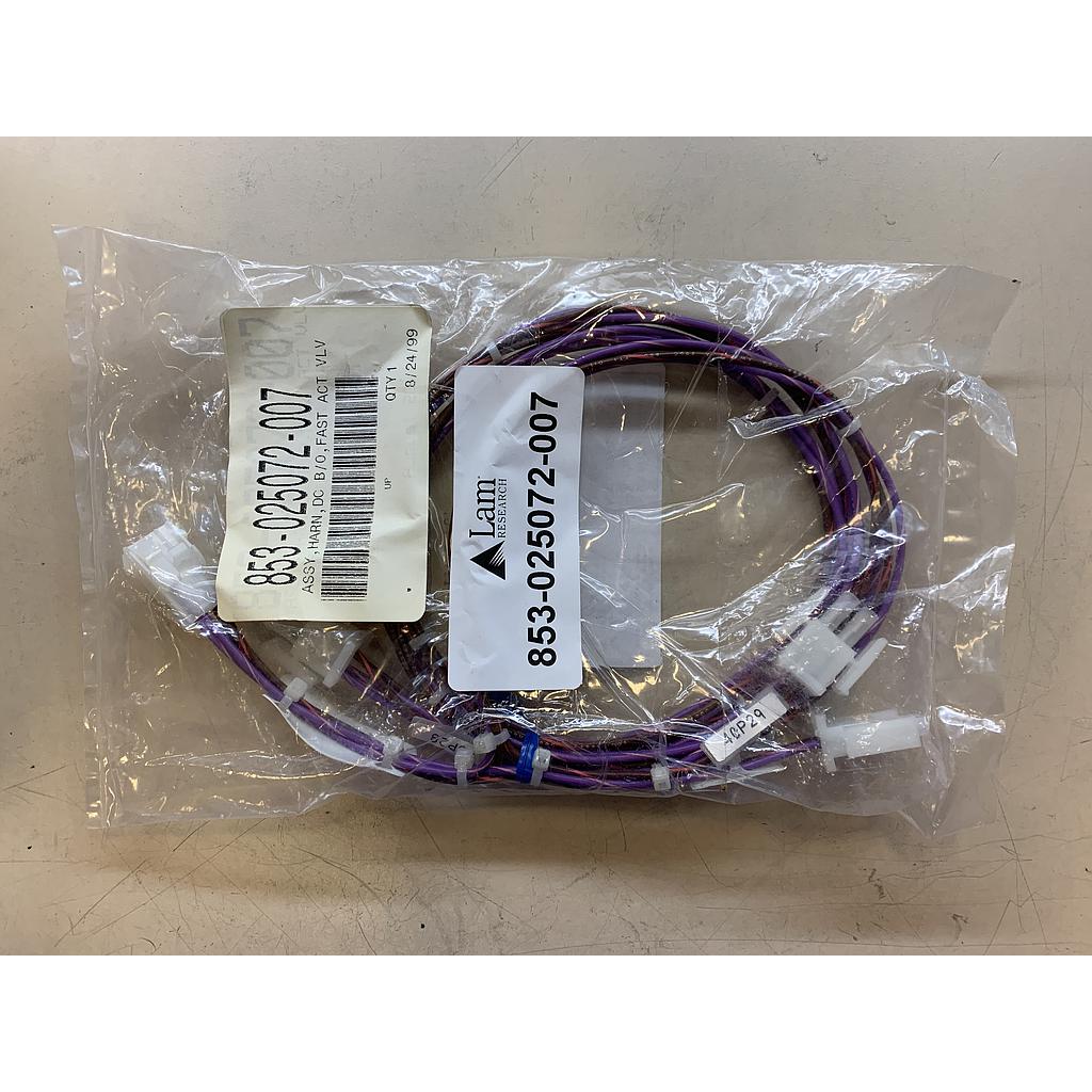 Assy Harn DC B/O Fast Act Valve, Rev.A