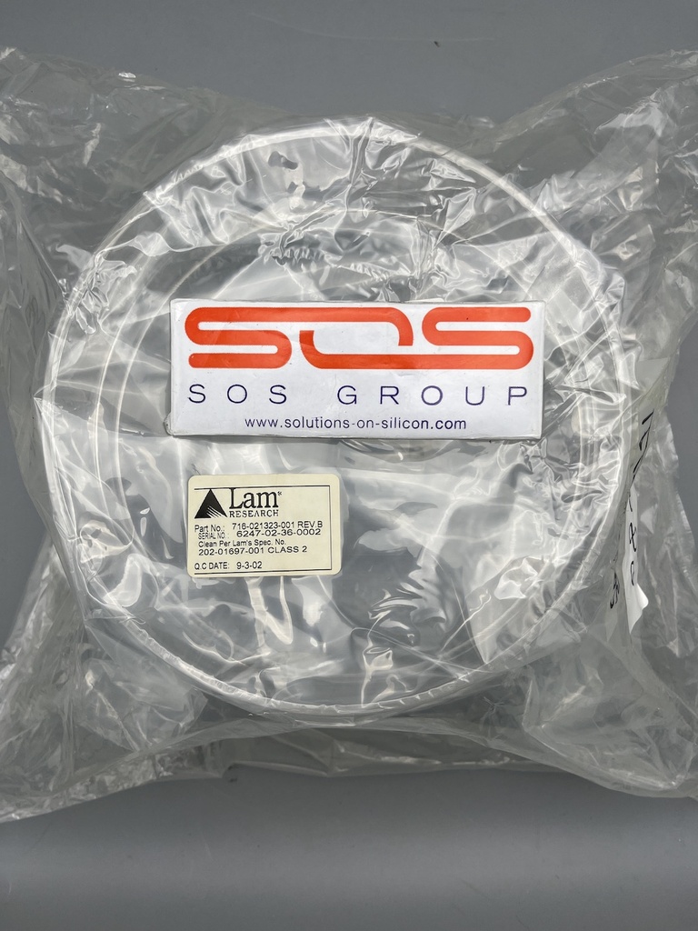LAM RESEARCH 716-021323-001 Funnel, Quartz P.S. Module, Rev.B