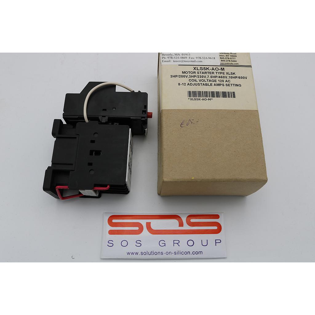 MOTOR STARTER TYPE XLSK, COIL VOLTAGE 120 AC
