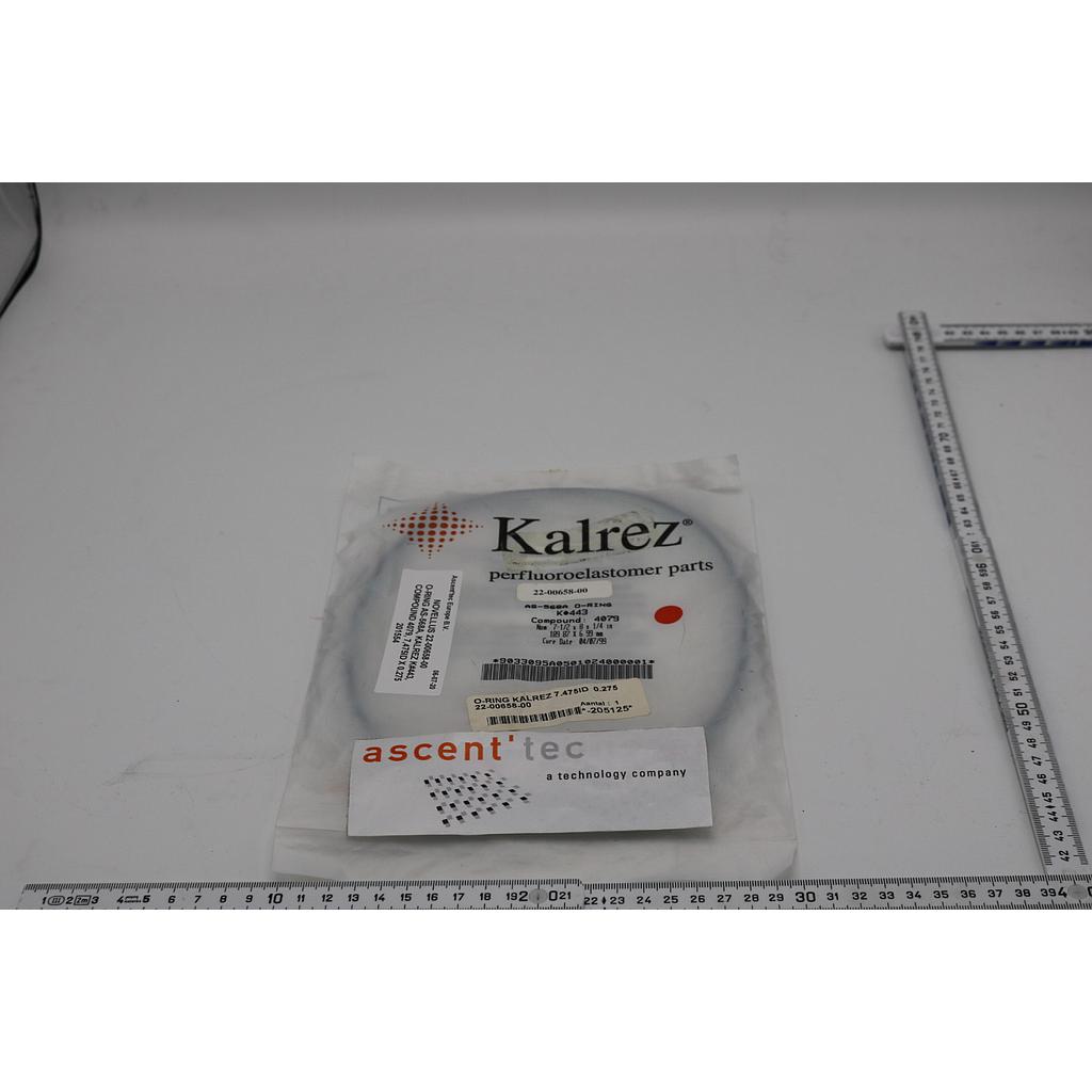 AS443, O-Ring Kalrez K#443, Compound 4079, 7.475ID x 0.275
