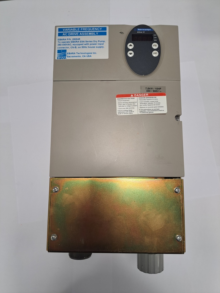 TELEMECANIQUE SCHNEIDER ELECTRIC ATV31HU75N4. Frequency inverter 7,5Kw 3PHASE 400V, 27.7A, EMC FILTER, ALTIVAR 31 SERIES, Ebara 282645