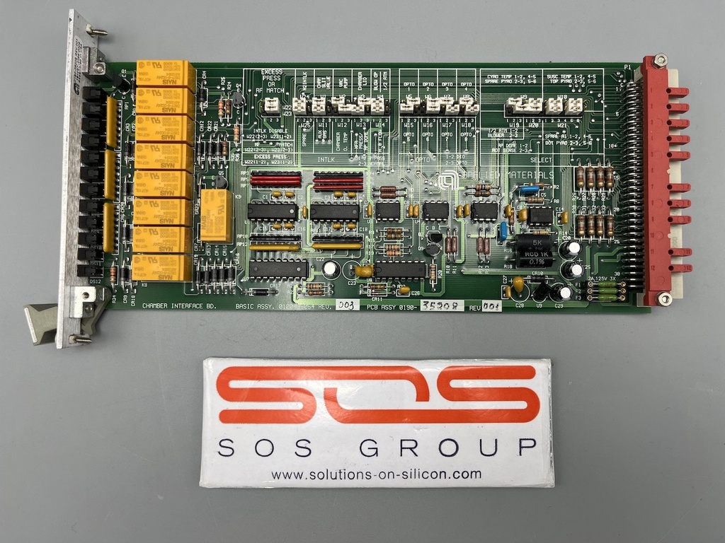 AMAT 0190-35208 Assy, PCB, MCVD Chamber Interface
