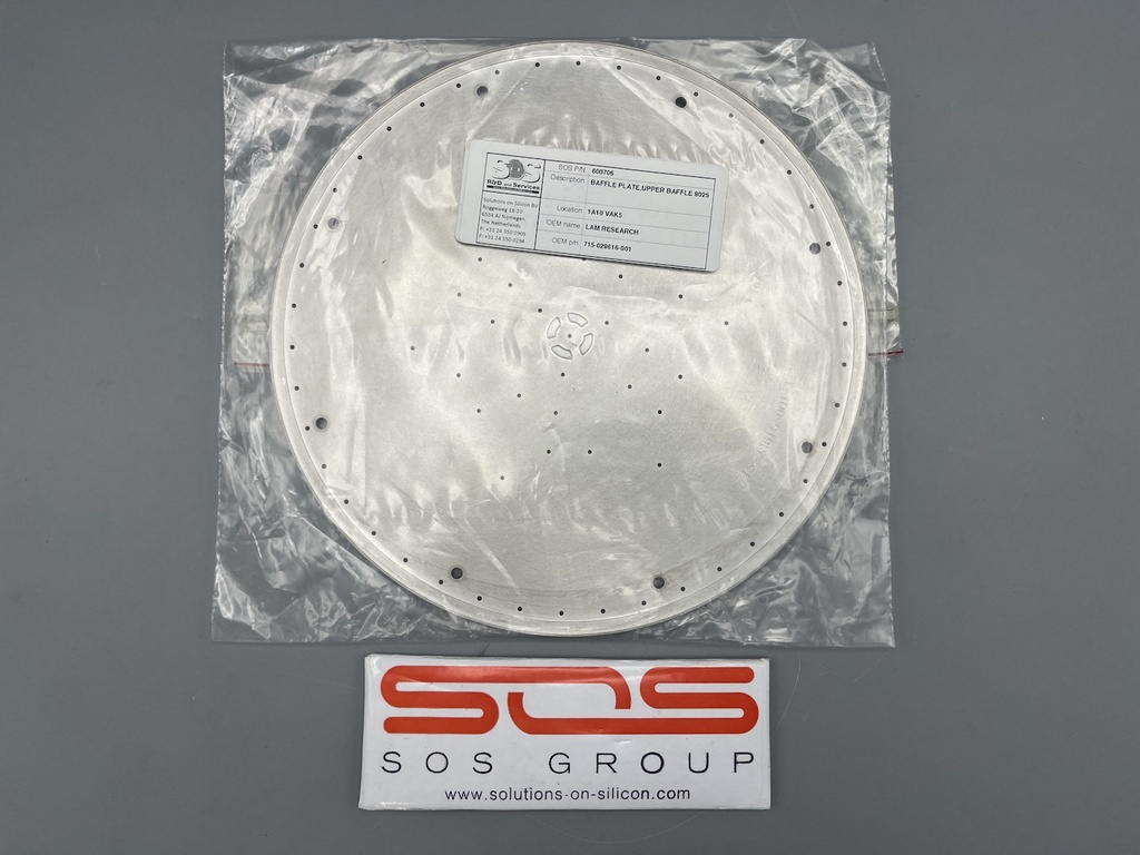 715-028616-001, BAFFLE PLATE, UPPER BAFFLE 8025