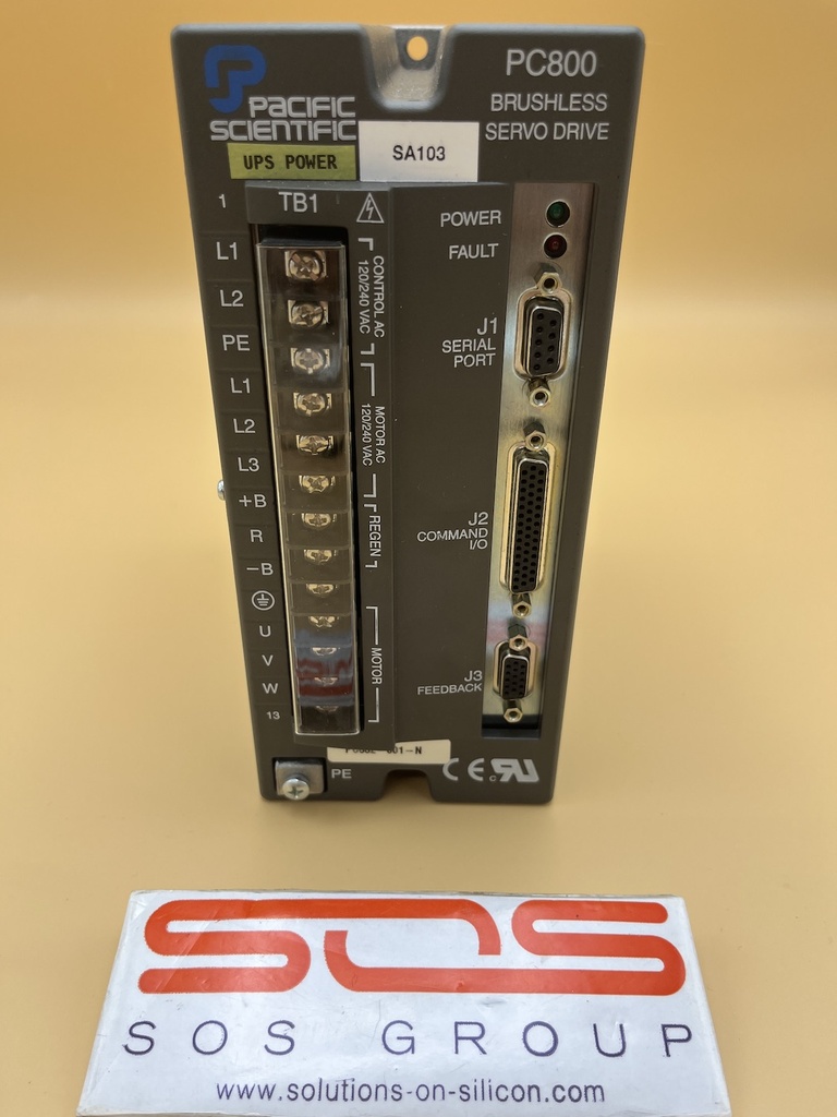 PACIFIC SCIENTIFIC PC800 Brushless Servo Drive PC832-001-N