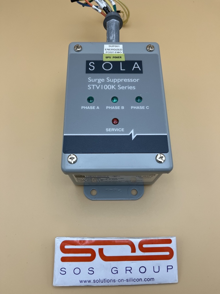 SOLA STV100-24D Surge Suppressor STV100K Series, 3 Phase Delta