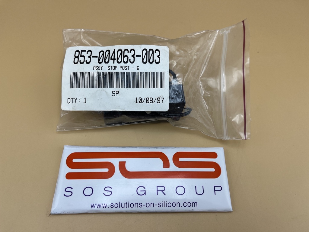 Lam Research 853-004063-003, Assy Stop Post -6'