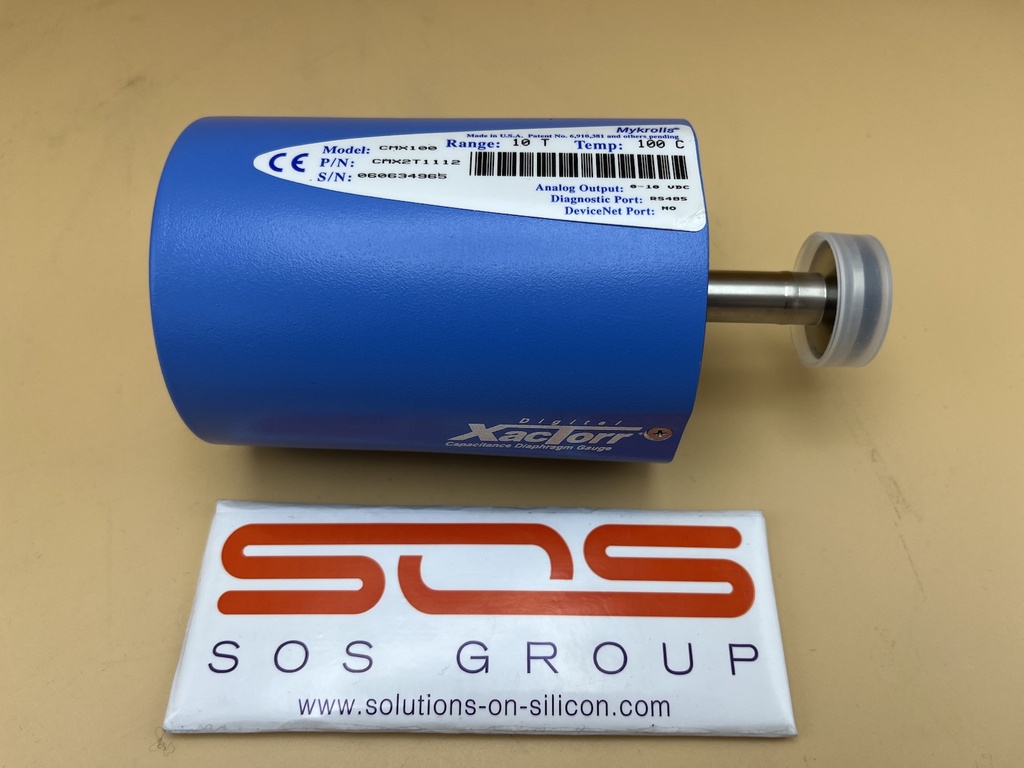 Mykrolis CMX100 10 TORR HEATED GAUGES 100C KF-16 FITTING BARATRON