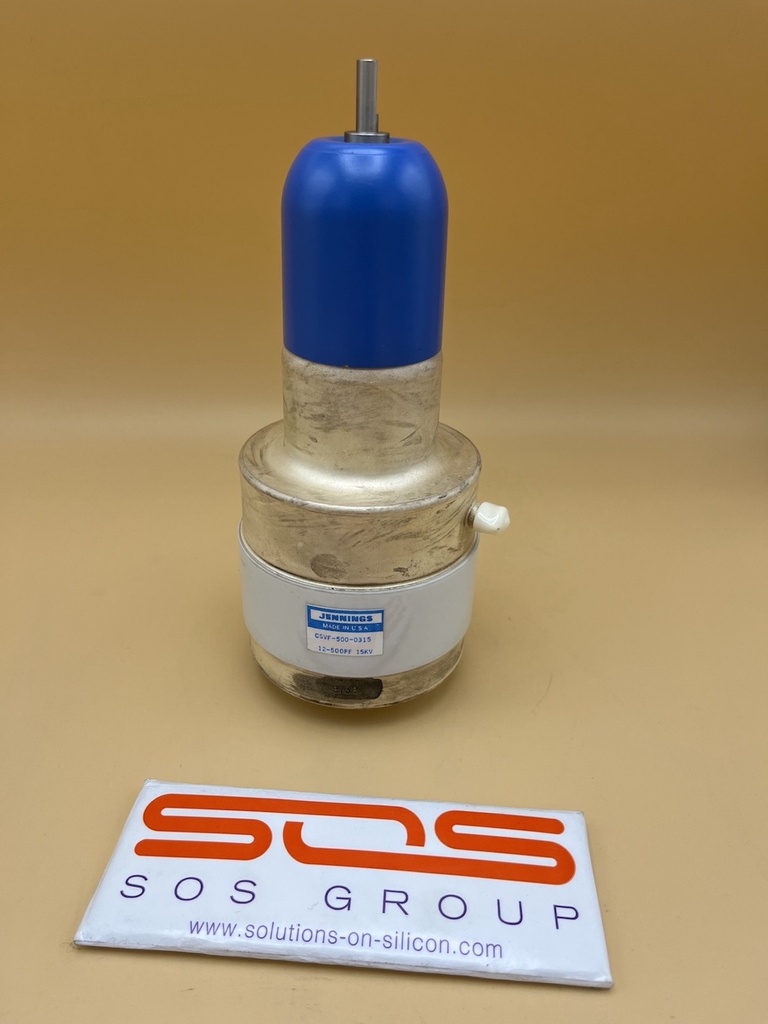 Jennings CSVF-500-0315 Vacuum Variable Capacitor, 12-500pF, 15kV