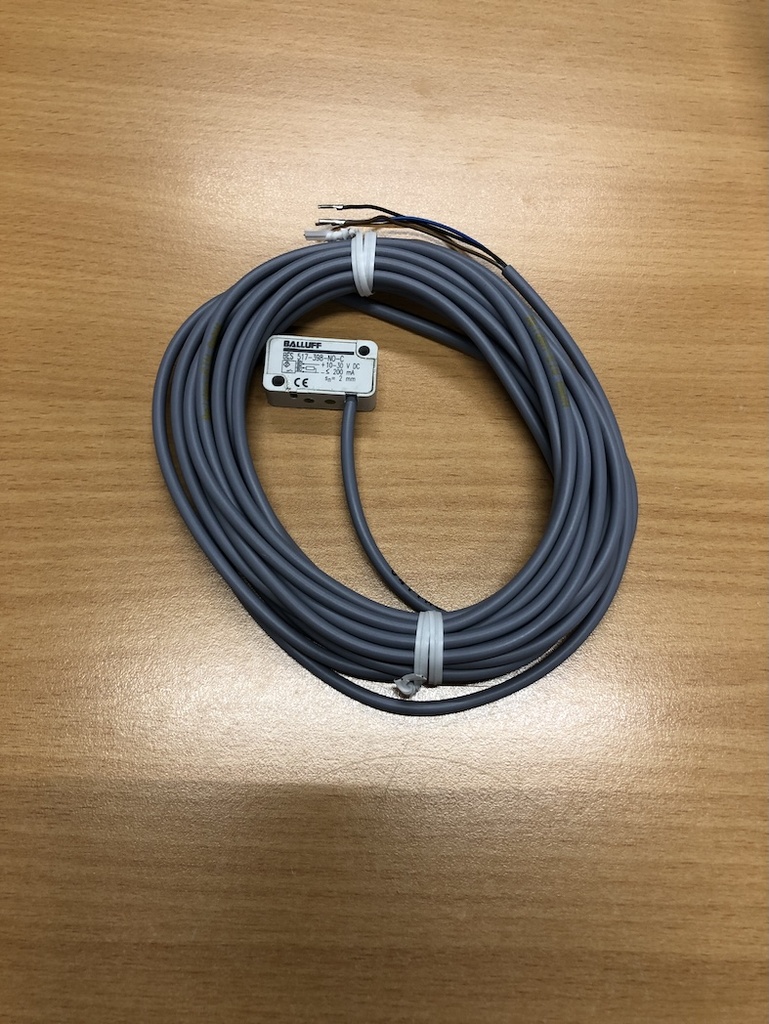 Balluff - BES 517-398-NO-C-03 INDUCTIVE SENSOR, 30X16.5X10.5MM PLASTIC HOUSING, 2MM RANGE FLUSH, PNP NO, 3M PVC CABLE