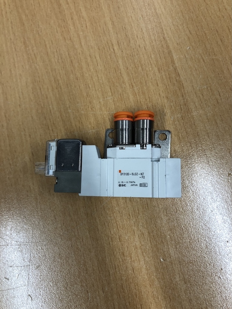 SMC SY3120-5LOZ-N7 valve, sol 24vdc, SY3000 SOL/VALVE, RUBBER SEAL (Batch of 2)
