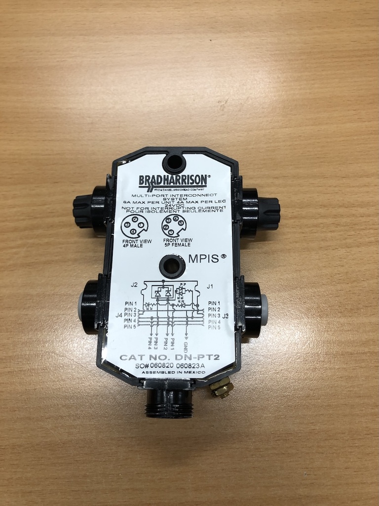 BRAD HARRISON MULTI-PORT INTERCONNECT SYSTEM  DN-PT2 SO#060820 060823A