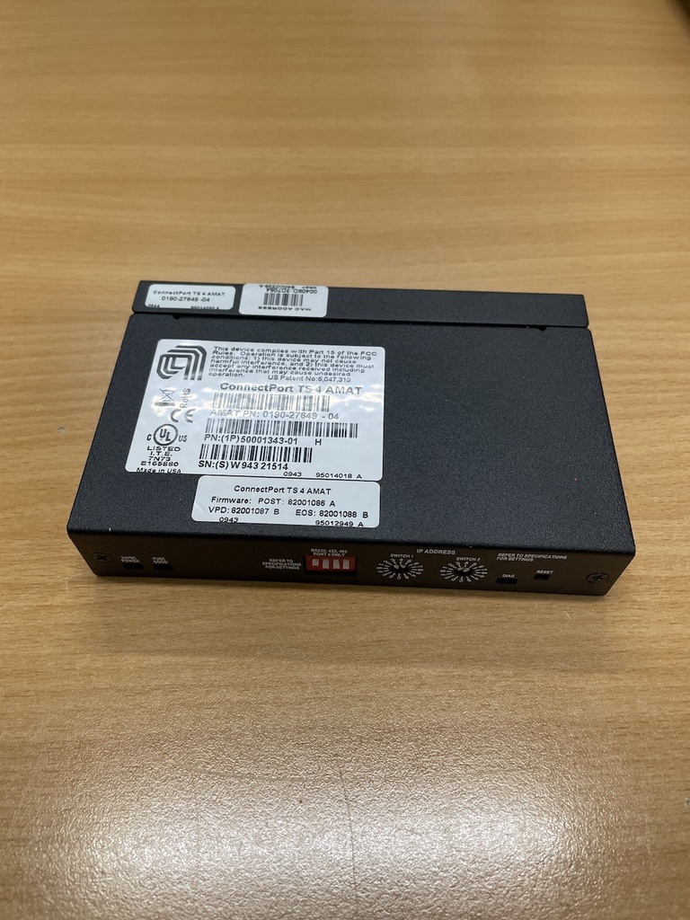 Applied Materials 0190-27649 ConnectPort TS 4 Ethernet Serial Digi Switch