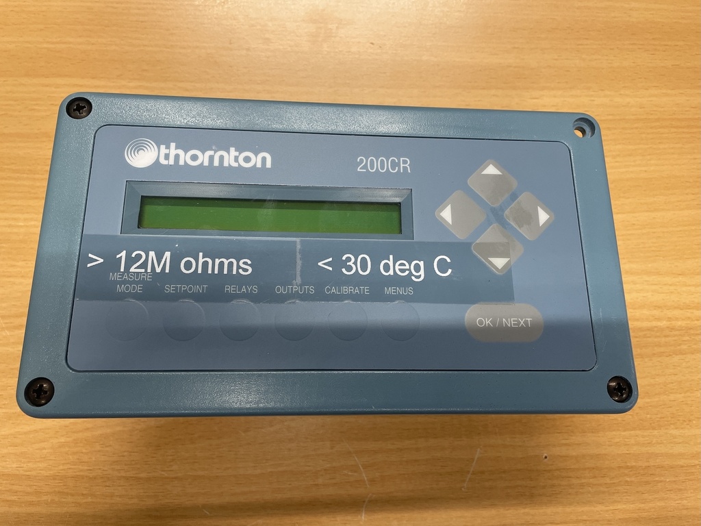 THORNTON 200CR 6222-1 Conductivity Resistivity Meter AC DC Analog Output Module
