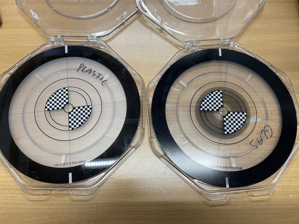 FSI POLARIS WAFER DUMMY 1x GLASS 907927-200  1x PLASTIC 911456-200