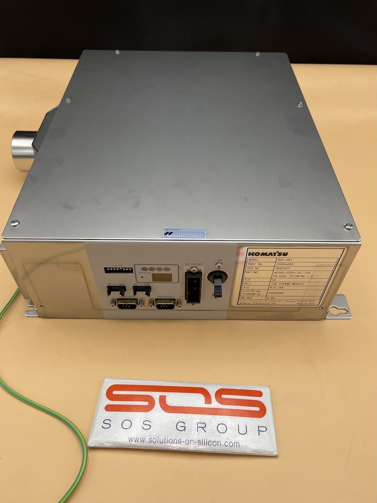 TEL LITHIUS Komatsu RCC-301 Thermo Module Control Box 5A 50 60Hz