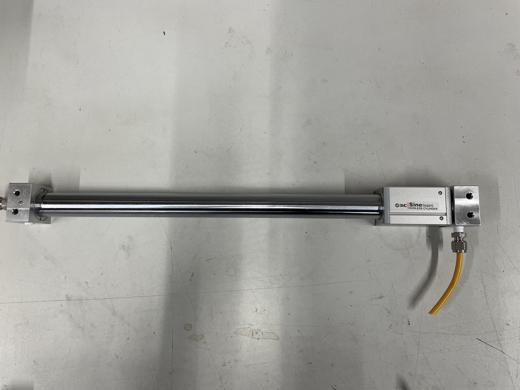 TEL LITHIUS SMC MAGNETIC COUPLED RODLESS CYLINDER, SINE REBR25-380-DCK4813K