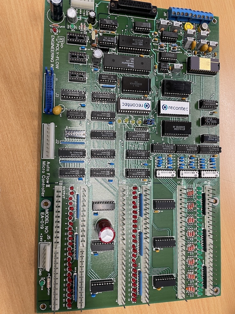 Poly-Flow Engineering EA-019 Auto Flow II Micro Controller PCB Working Surplus