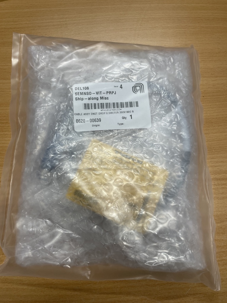 AMAT Turck 0620-00639 CABLE ASSY DNET DROP 0,5 METER 300V 80C R