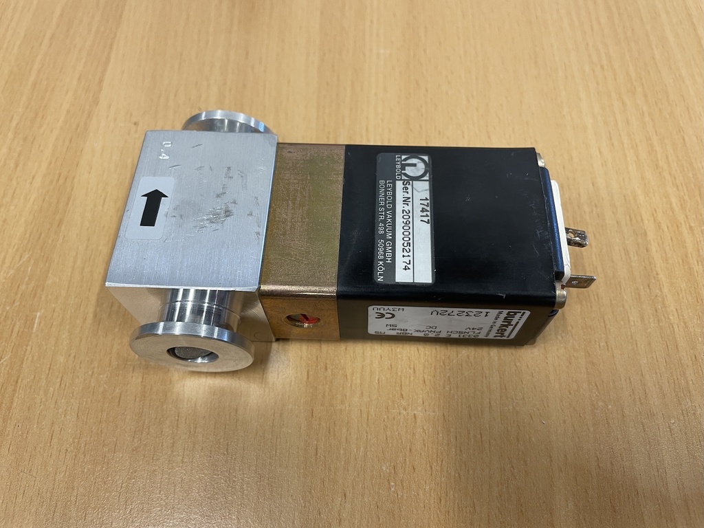 LEYBOLD, BURKERT / FLNSCH PNVAK-8bar / Vacuum Valve, 123272V