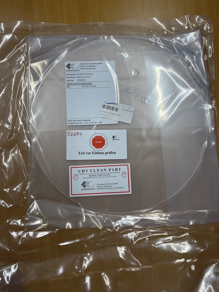 TEL TOKYO ELECTRON MANIFOLD COVER