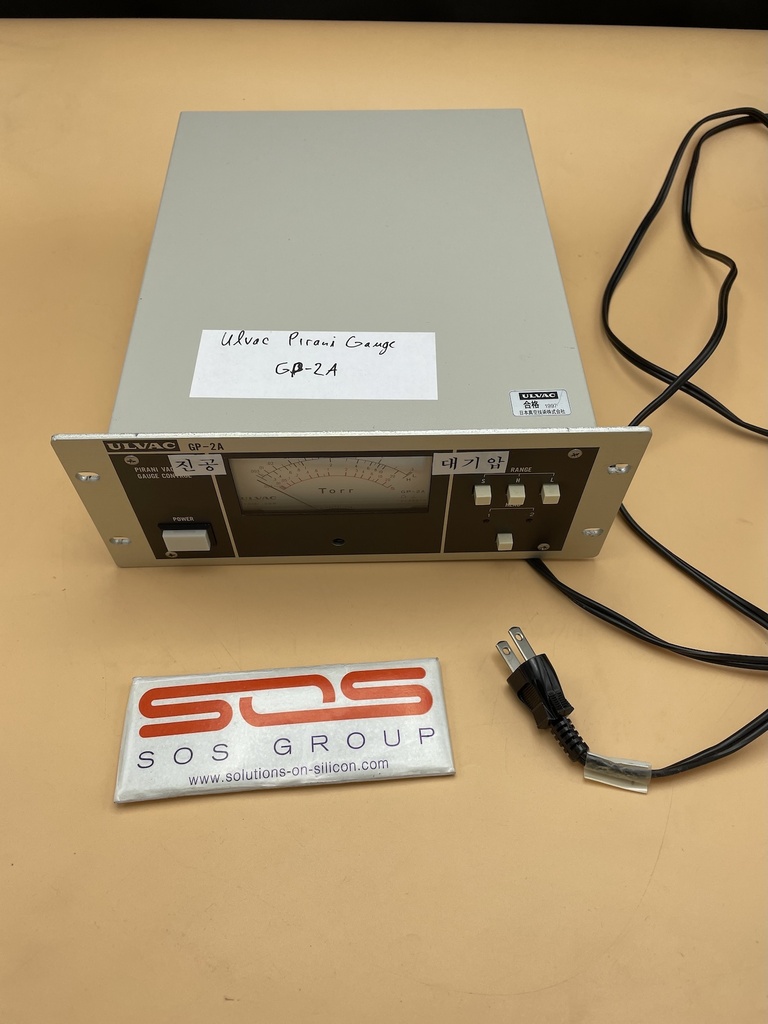 ULVAC GP-2A PIRANI VACUUM GAUGE CONTROL