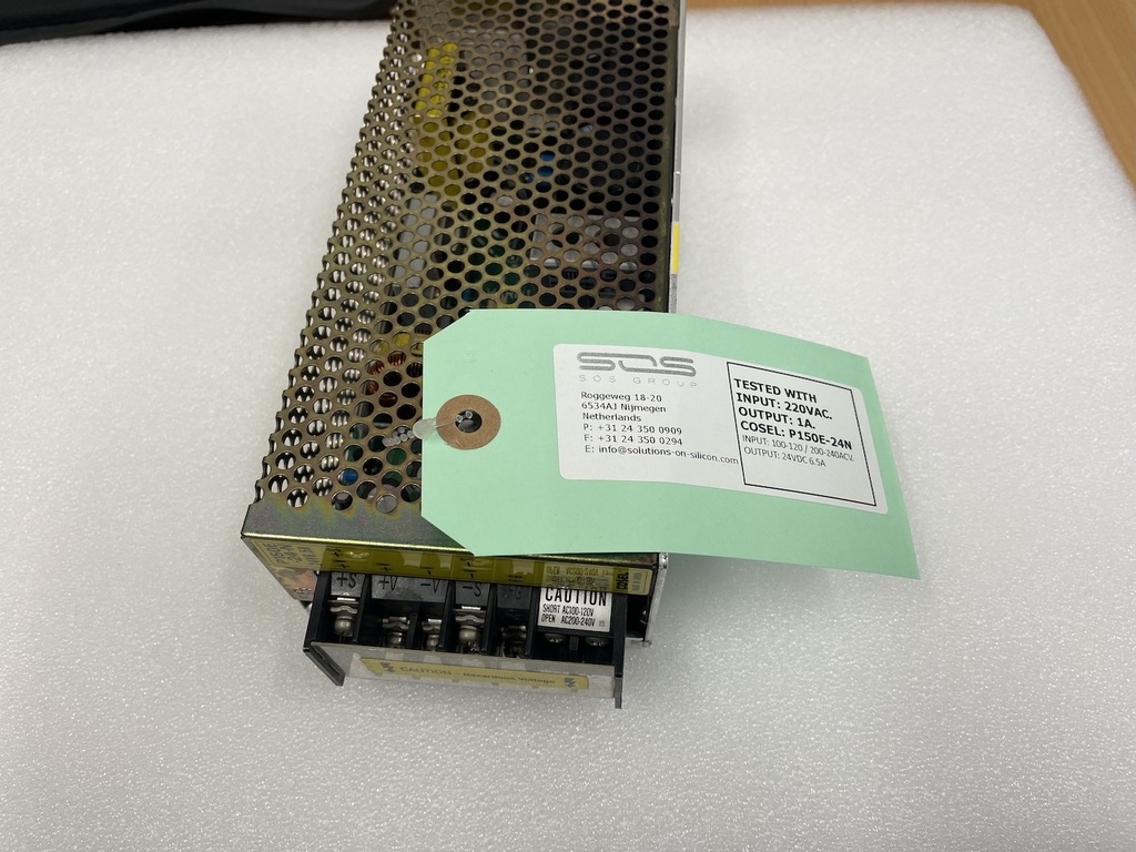 Cosel U.S.A. Inc. P150E-24-N 24 V 6.5 A Enclosed Power Supply Unit
