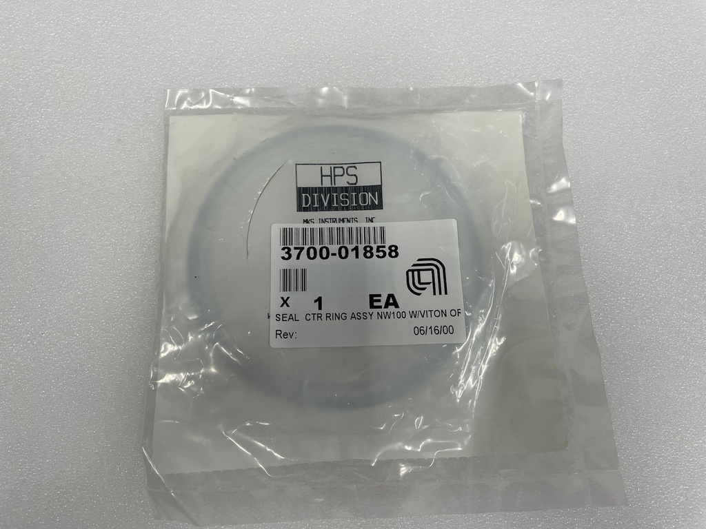 APPLIED MATERIALS (AMAT) 3700-01858 SEAL CTR RING ASSY NW-100 O-RING