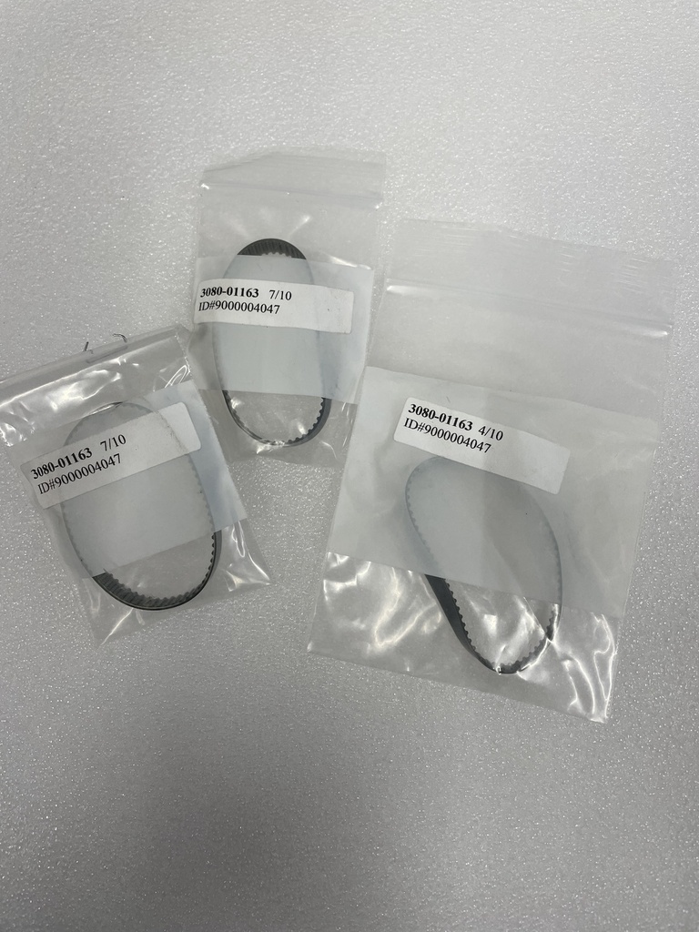 LOT OF 3 AMAT 3080-01163 BELT TIMING