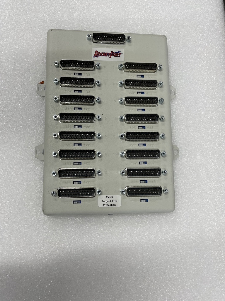 COMTROL CORP. ROCKETPORT 3000141 RP IFC INTERFACE SURGE RS232/422 DB25M 16PORT