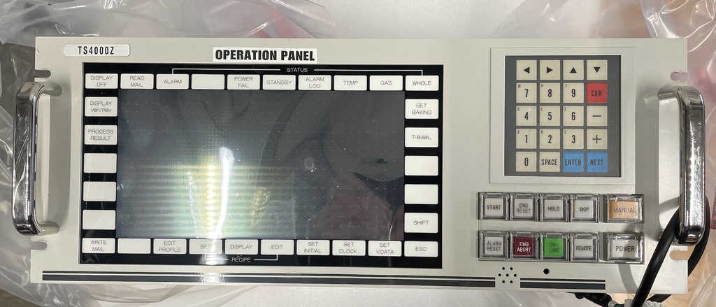 TOKYO ELECTRON,TEL, TS4000Z,TYPE TS-40000 PANEL WITH CABLES