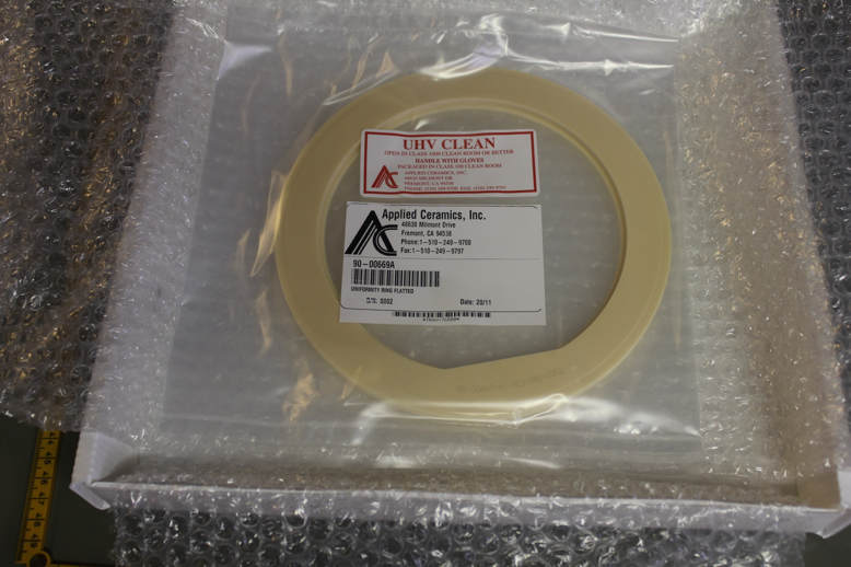 UNIFORMITY RING FLATTED POLY, NEW OEM- SOS Ascent'tec