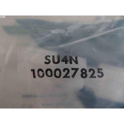[SU4N/505953] Union, Straight 1/4" OD Tube, Integral Ferrule, PFA, Lot of 3