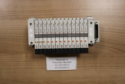 [64M / 100986] Hitachi M712, Pneumatic Manifold 11x VQ1100Y-5, 2x VQ1200Y-5
