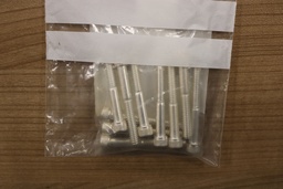 [1092846 / 101285] SCR FLH SCH VENT SS SIL PLD 4-40 X 1/2, Lot of 20